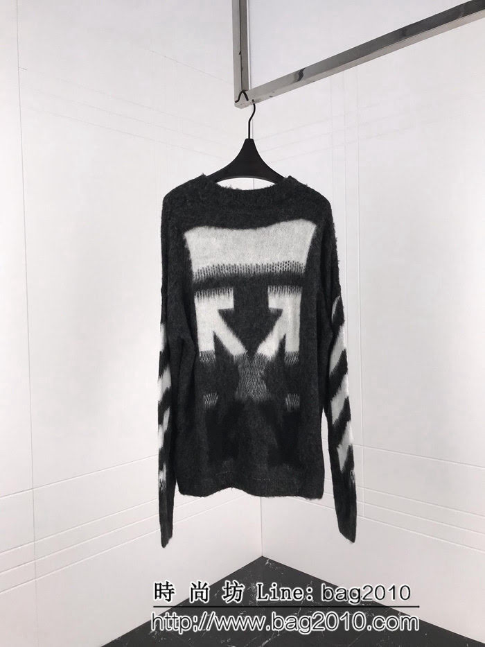 OWBLACK BRUSHED KNITWEAR Knitwear 針織拉絨馬海毛 毛衣定制面料 OS寬鬆版型 情侶款 ydi2443